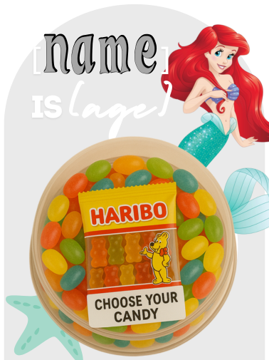 Birthday Themed Card with Plastic Dome Filled with Sweets - Perfect Party Favor for Kids (MOQ 15)