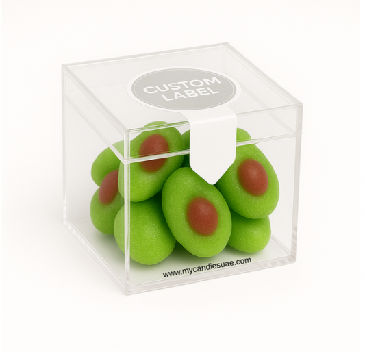 Candy Gift Box with Gummies - Green Avocados 🥑 (MOQ 15 units)