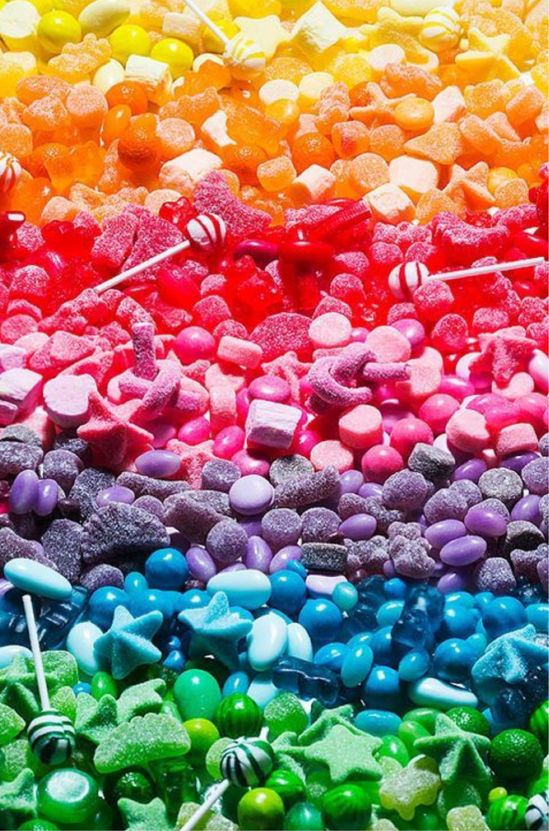 Custom Acrylic (19cm) Candy Box – Build Your Own Rainbow or Single-Color Mix (MOQ 15)