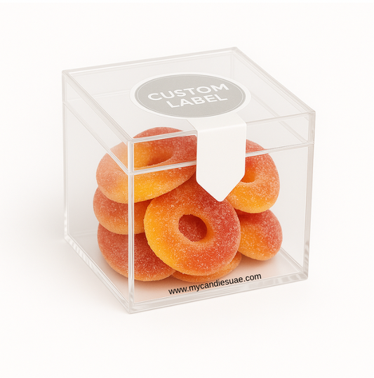 Candy Gift Box with Gummies - Peach Rings 🍑  (MOQ 15 units)
