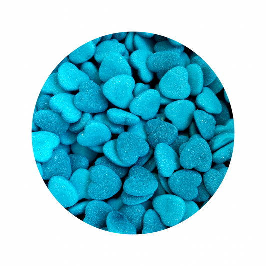 Damel - Blue Fruity Heart Gummies with Creamy Center 1kg